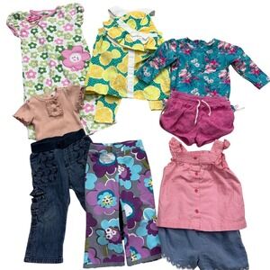 Baby Girl Clothing Bundle 12–18 Months 11 Pieces Spring & Summer